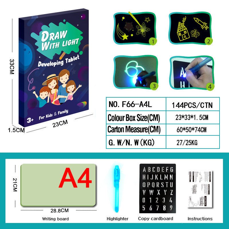 3D Magic Light-Up Drawing Pad
